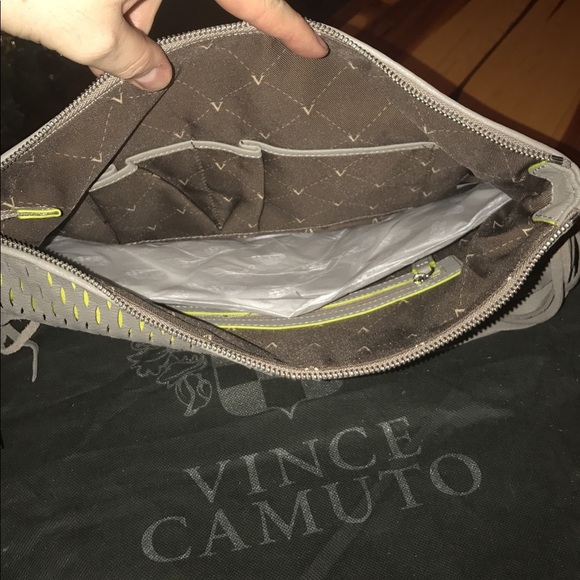 NWT Vince Camuto Large Malik Foldover Clutch - Picture 7 of 8